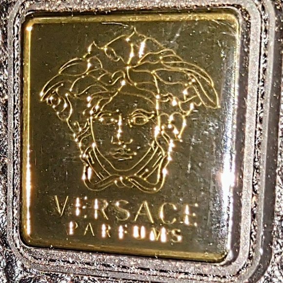 Versace Parfums Medusa Limited Edition Large Bronze Weekender/Vegan Leather Tote - Picture 2 of 7